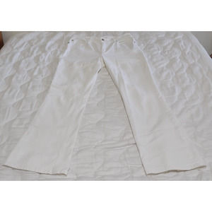 Chico's Jeans Platinum Womens 0.5 (Sz 6) Charm Jeans White